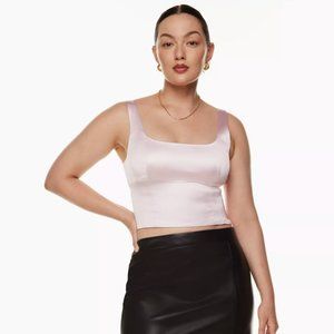 Aritzia Shine Bustier Wilfred Top NWT